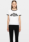 Camiseta Zadig Alys bicolor blanca negra